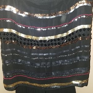 Rock & Republic embellished black skirt